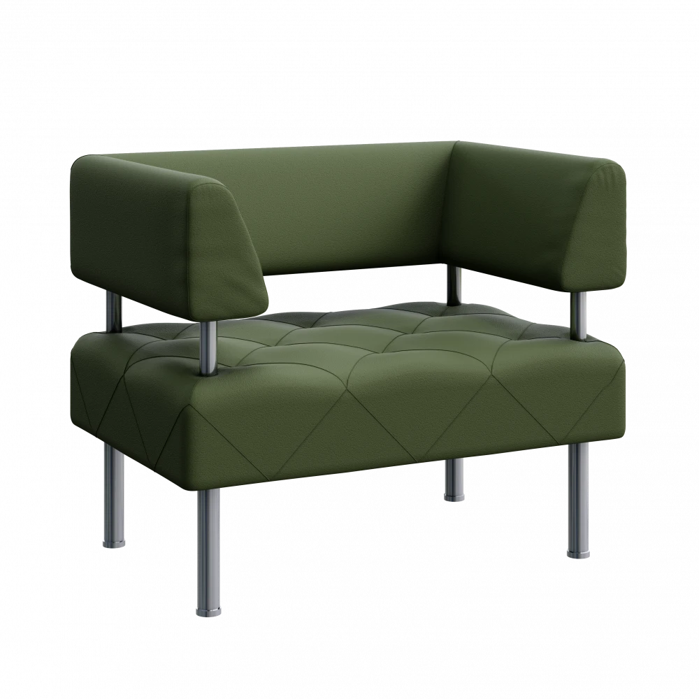 Крісло "Ромб" з підлокітниками, тканина, 920х620х760 мм МЕБЛІ ТЕХНОСТИЛЬ